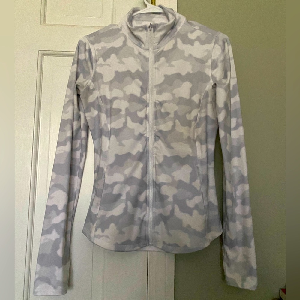 White Camo define jacket